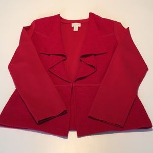 Chico’s Boiled Wool Mix Jacket